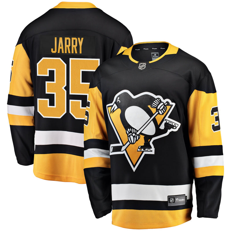 Pittsburgh Penguins Tristan Jarry Black Home Breakaway Player Jersey