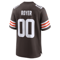 Cleveland Browns Joe Royer Brown Game Jersey