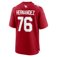 Arizona Cardinals Will Hernandez Cardinal Team Game Jersey