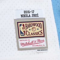 Nikola Jokic White Denver Nuggets 2016/17 Throwback Swingman Jersey