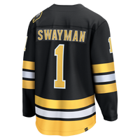Boston Bruins Jeremy Swayman Black Home Breakaway Jersey
