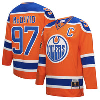 Edmonton Oilers Connor McDavid Orange Power Play Jersey