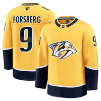 Nashville Predators Filip Forsberg Gold Home Premium Jersey