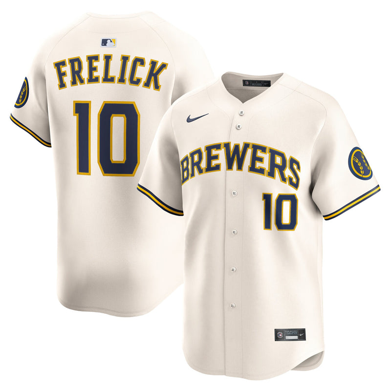 Milwaukee Brewers Sal Frelick Cream Home Limited Player Jersey