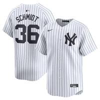 New York Yankees Clarke Schmidt White Home Limited Player Jersey