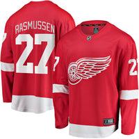 Detroit Red Wings Michael Rasmussen Red Home Breakaway Player Jersey