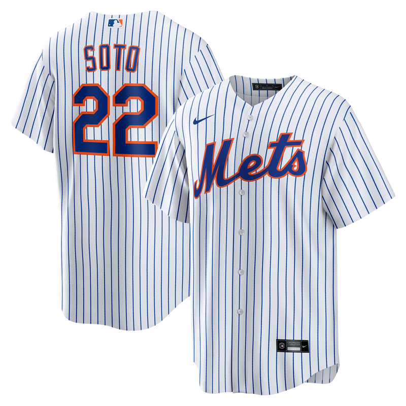 New York Mets White Home Replica Player Jersey