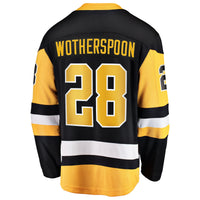 Pittsburgh Penguins Parker Wotherspoon Black Home Breakaway Jersey