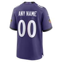 Baltimore Ravens Purple Custom Game Jersey