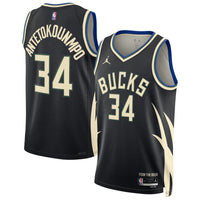 Milwaukee Bucks Giannis Antetokounmpo Jordan Dri-FIT NBA Swingman Jersey