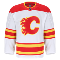 Calgary Flames White Away Authentic Pro Jersey