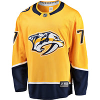 Nashville Predators Luke Evangelista Gold Premier Breakaway Player Jersey