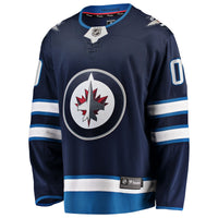 Winnipeg Jets Blue Home Breakaway Custom Jersey