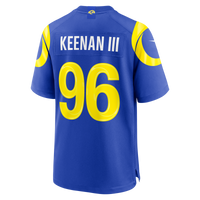 Los Angeles Rams Tim Keenan III Royal Team Game Jersey
