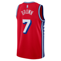 hiladelphia 76ers Statement Edition Swingman Jersey - Red - Jaylen Brown