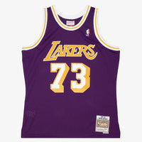 Los Angeles Lakers Dennis Rodman 1998 Road Authentic Jersey - Purple