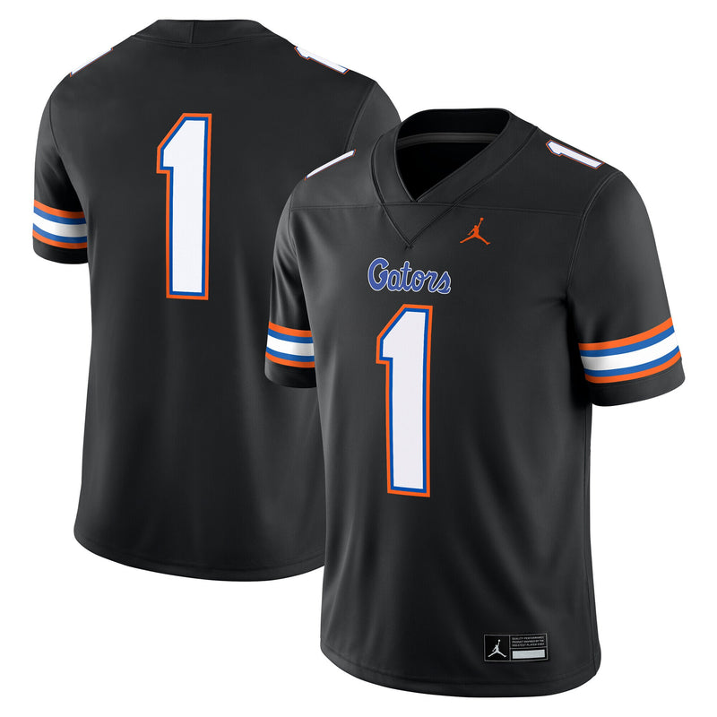 #1 Black Florida Gators Alternate Game Jersey