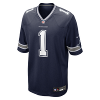 Dallas Cowboys Number 1 Groom Navy Game Jersey