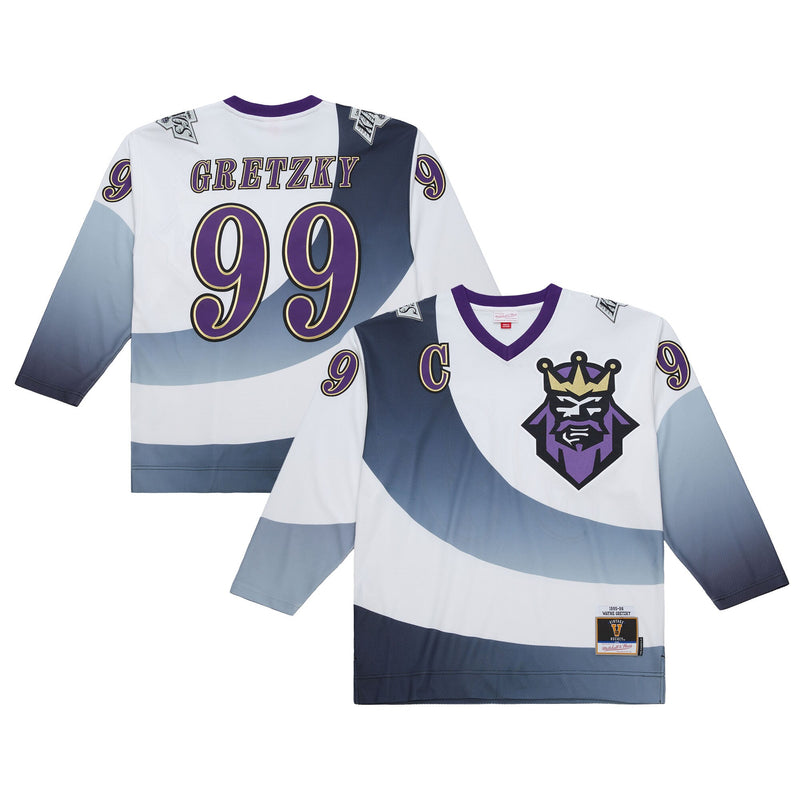 Los Angeles Kings Wayne Gretzky White 1995-96 Power Play Jersey