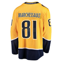 Nashville Predators Jonathan Marchessault Gold Home Premier Breakaway Player Jersey
