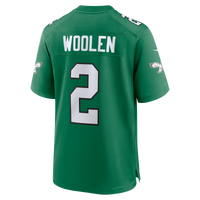 Philadelphia Eagles Tariq Woolen Kelly Green Alternate Game Jersey