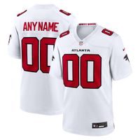 Atlanta Falcons White Custom Game Jersey