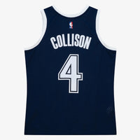 Oklahoma City Thunder Nick Collison 2015 Alternate Authentic Jersey - Ash Blue