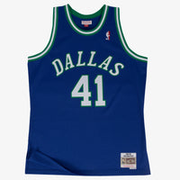 Dallas Mavericks Swingman Jersey Road Dirk Nowitzki 1998-99