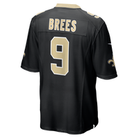 New Orleans Saints Drew Brees Black Team Game Jersey