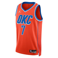 Oklahoma City Thunder Jordan Statement Edition Swingman Jersey - Orange - Chet Holmgren