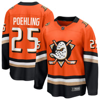 Anaheim Ducks Ryan Poehling Orange Home Breakaway Jersey