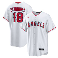 Los Angeles Angels Nolan Schanuel White Home Replica Jersey