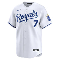 Kansas City Royals Bobby Witt Jr. White Home Limited Player Jersey