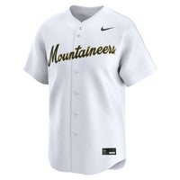 White West Virginia Mountaineers Baseball Limited Jersey