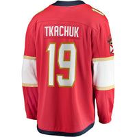 Florida Panthers Matthew Tkachuk Red Home Breakaway Player Jersey
