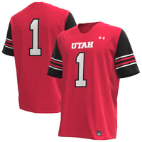 #1 Red Utah Utes Replica Football Jersey