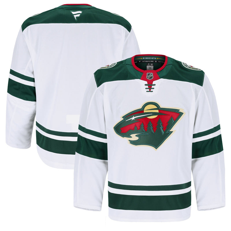 Minnesota Wild White Away Authentic Pro Jersey