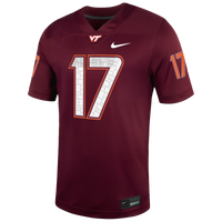 Ethan Grunkemeyer Virginia Tech Hokies Home Game Jersey - Maroon