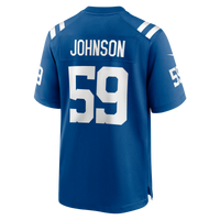 Indianapolis Colts Buddy Johnson Royal Team Game Jersey
