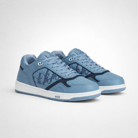 Dior B27 Uptown Low-Top Sneakers Blue Oblique - Men's