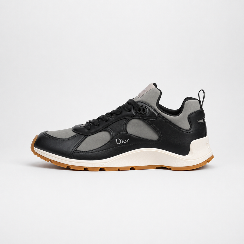 Dior Mile Sneakers Black Grey - Men's