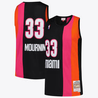 Miami Heat NBA Alonzo Mourning Hardwood Classics Road Jersey