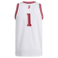 #1 White Indiana Hoosiers Replica Swingman Jersey
