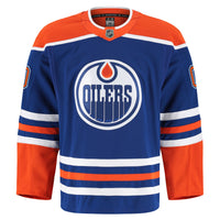 Edmonton Oilers Royal Home Authentic Pro Custom Jersey