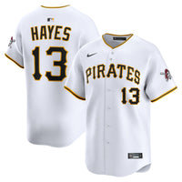 Pittsburgh Pirates Ke'Bryan Hayes White Home Limited Player Jersey