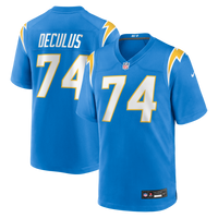 Los Angeles Chargers Austin Deculus Powder Blue Team Game Jersey