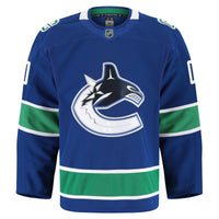 Vancouver Canucks Blue Home Authentic Pro Custom Jersey