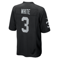Las Vegas Raiders Zamir White Black Team Game Jersey
