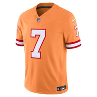 Tampa Bay Buccaneers Bucky Irving Creamsicle Alternate Vapor F.U.S.E. Stitched Limited Jersey