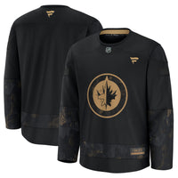 Winnipeg Jets Black 2024 Military Appreciation Practice Jersey